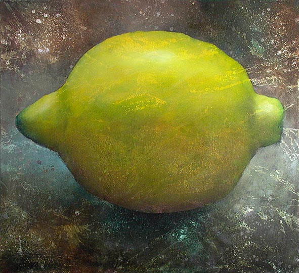 Robert Spellman lemon painting
