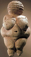 ancient statue of the venus of Willendorf