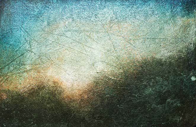 Robert Spellman painting of the Himalayan foothills at dawn.