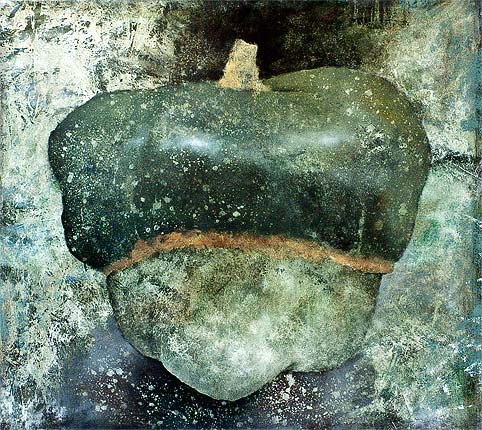 Robert Spellman painting of a kabocha squash.