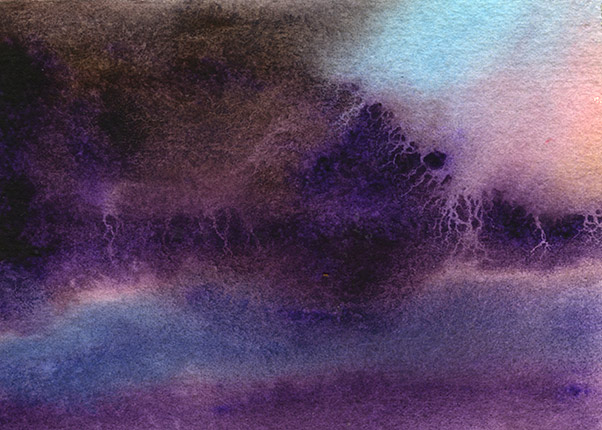 A quick watercolor sketch of the Fifth Plague of Egypt